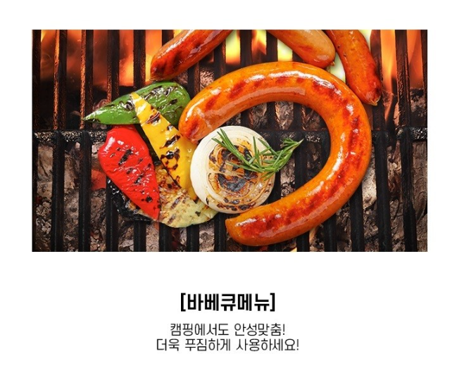 에쓰푸드 킬바사소시지(180gx4입) 720g 캠핑 간식 반찬용 소세지 - 상세 이미지 2