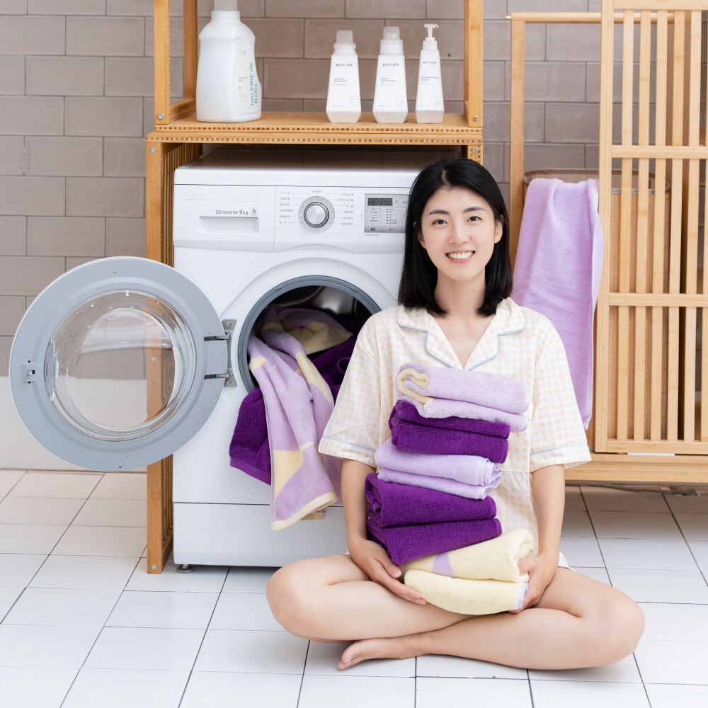 올리 블루벨컬렉션 40수 호텔 수건 선물패키지 12P (4 colors) 프리미엄 수건 40수수건 호텔 수건 선물용수건 - 상세 이미지 4