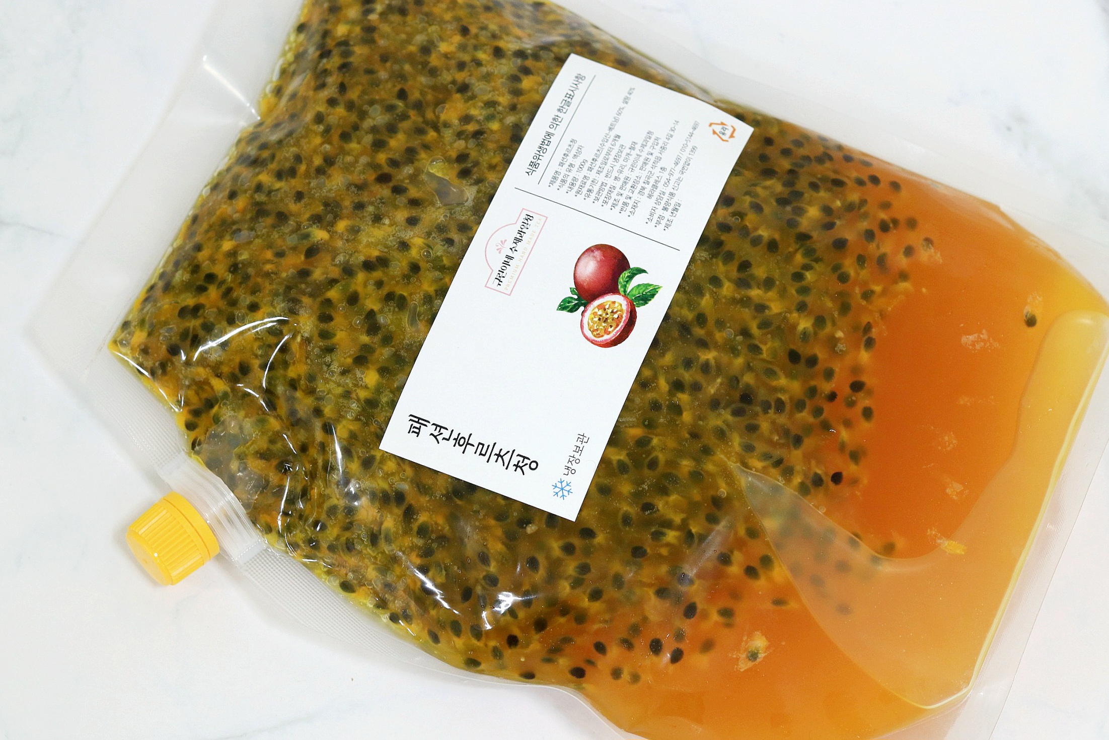 [규린이네] 수제청 과일청 레몬청 2kg 파우치 에이드 대용량 카페납품 차답례품 선물세트 - 상세 이미지 5