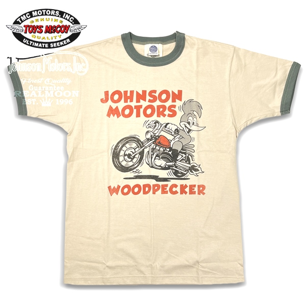 토이즈맥코이 WOODPECKER JOHNSON MOTORS 반팔 티셔츠 TMC2349 - 상세 이미지 3