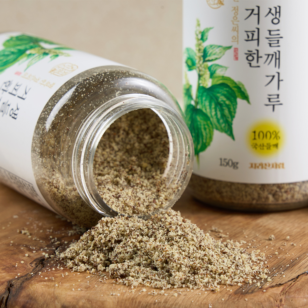 거피 들깨가루 150g 국산 통들깨  생들깨가루 지리산처럼 - 상세 이미지 2