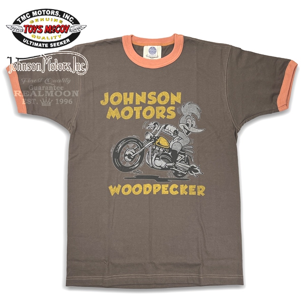 토이즈맥코이 WOODPECKER JOHNSON MOTORS 반팔 티셔츠 TMC2349 - 상세 이미지 2
