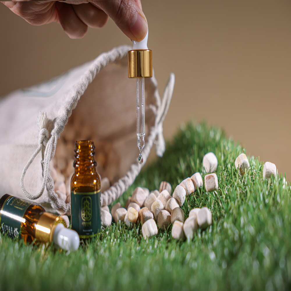 편백나무 큐브 우드 칩 베개 속 충전재 천연 제습 방향제 800g