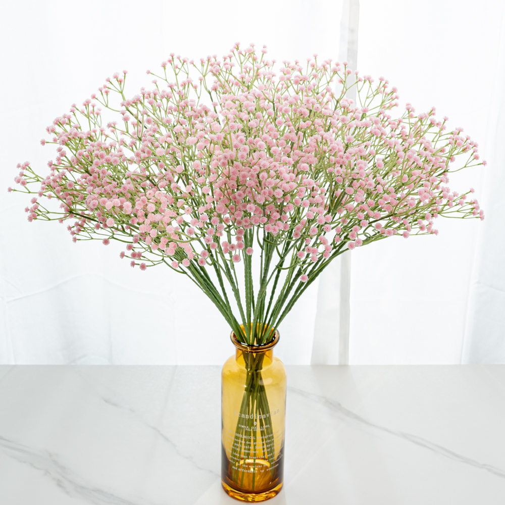 할메이드 생화같은 조화 꽃 hf36 안개꽃 1p 이미지 3