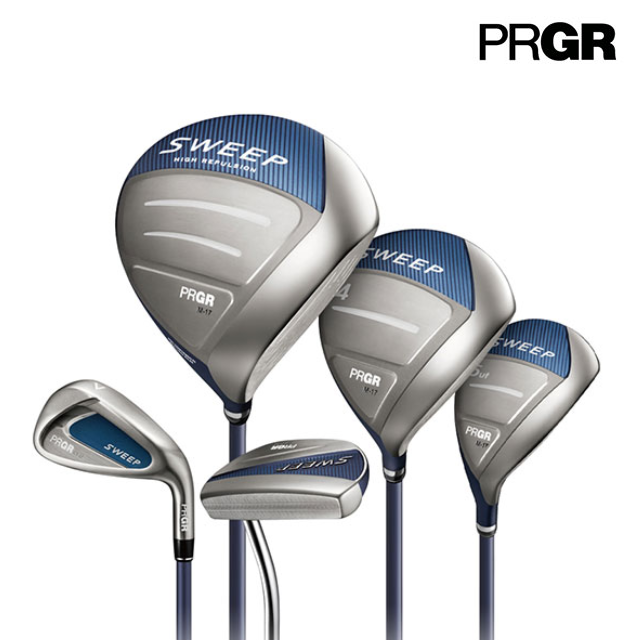 PRGR SWEEP M17 여성 클럽 풀세트 10pcs(드라이버+우드+유틸+6i+퍼터) - 상품 이미지