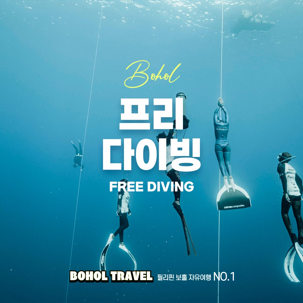 보홀 프리다이빙 한국인 강사 수중인생샷 픽드랍 - 상품 이미지