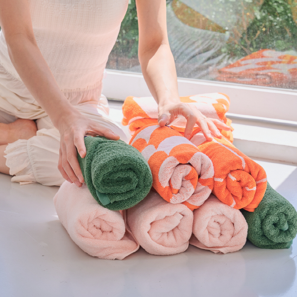 올리 라튤립컬렉션 프리미엄 뱀부 수건 선물패키지 8P (4 colors) 프리미엄 수건 뱀부수건 선물용수건 - 상세 이미지 5