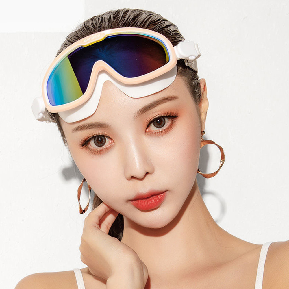 미러수경 물안경 와이드 뷰 알큰 수영안경 오픈워터 이미지 6
