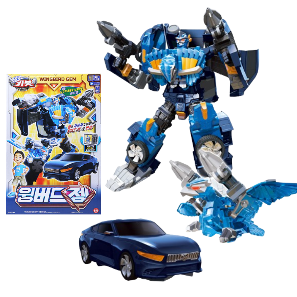 헬로카봇 젬 윙버드 젬 변신 로봇 장난감