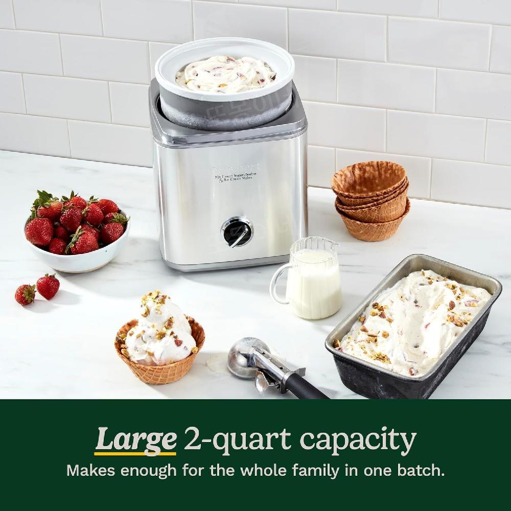 CUISINART ICE30BCP1 아이스크림 메이커 실버 소프트 가정용 제조기 젤라또 - 상세 이미지 5