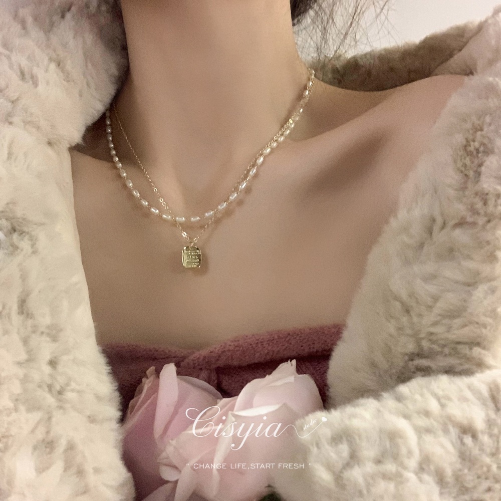 나혼자산다 551회 박나래 진주 목걸이 레이어드 러블리 의상 옷 패션 - 상세 이미지 3