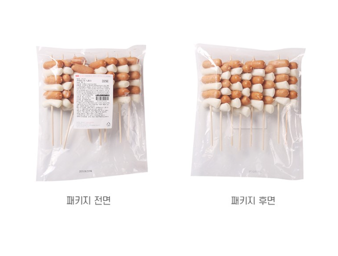 소떡소떡 120gx8입 960g 1kg 캠핑용 간식용 술안주 어린이간식 놀이동산간식 휴게소음식 - 상세 이미지 3
