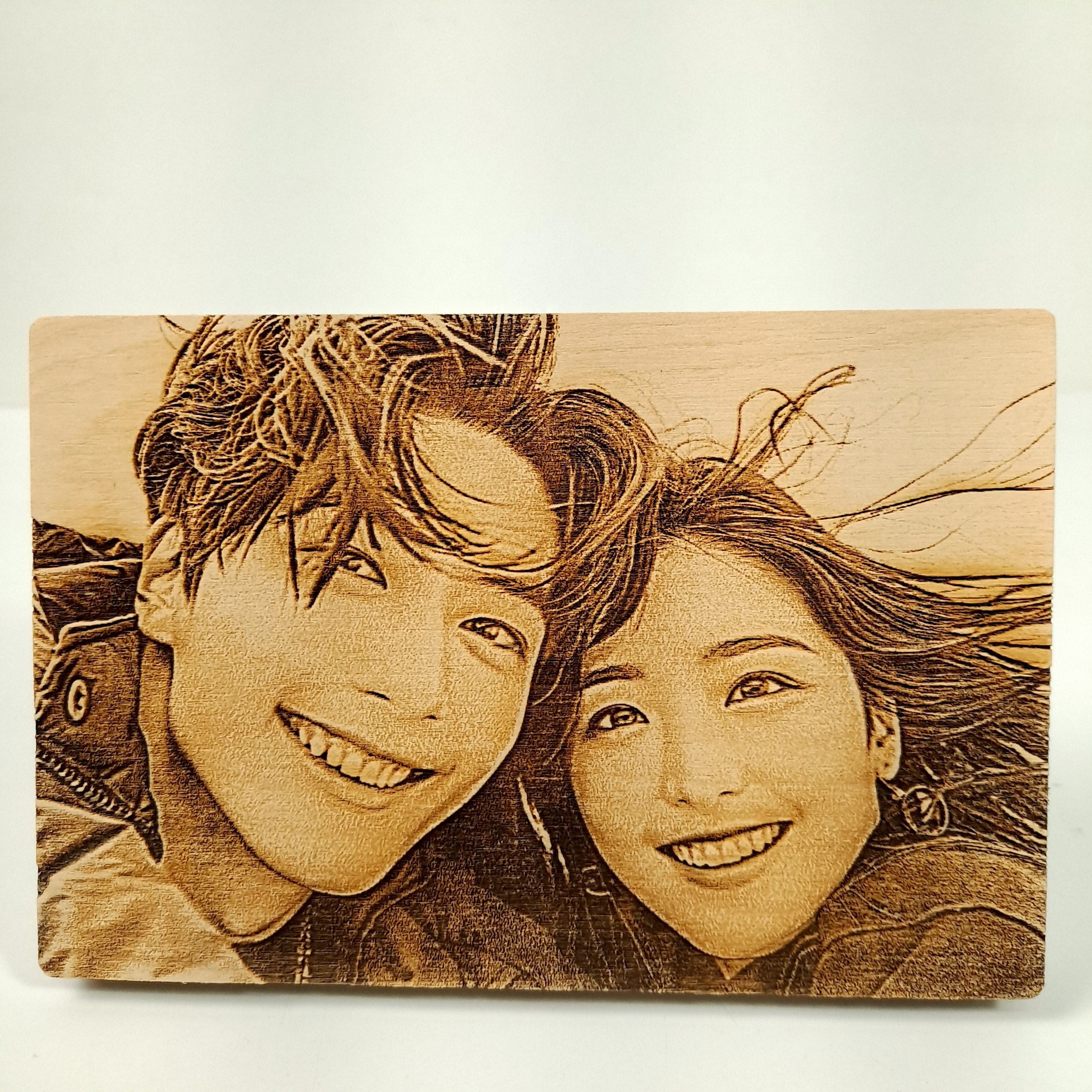 A4사이즈이벤트선물기념액자 선물커플초상화 나무액자,특별한선물 결혼기념일 웨딩 환갑 - 상세 이미지 2