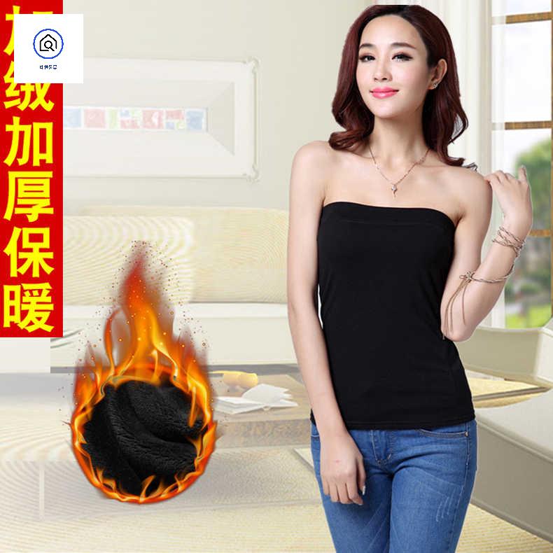 끈없는 웨딩 튜브탑 롱 오프숄더 브라탑 브라 - 상세 이미지 2