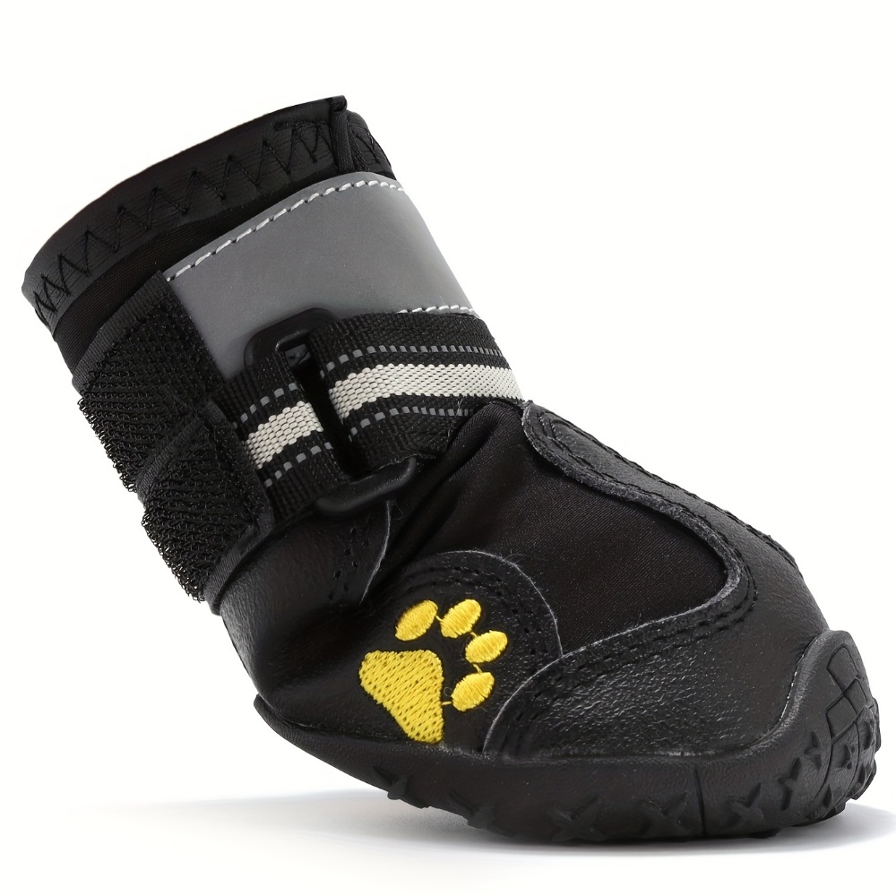 강아지 방수 신발 세트 산책용 미끄럼 방지 소형 중형 대형 반려동물 액세서리