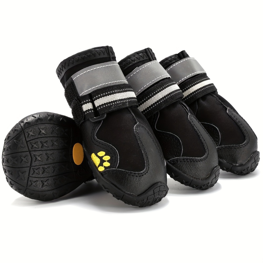 강아지 방수 신발 세트 산책용 미끄럼 방지 소형 중형 대형 반려동물 액세서리