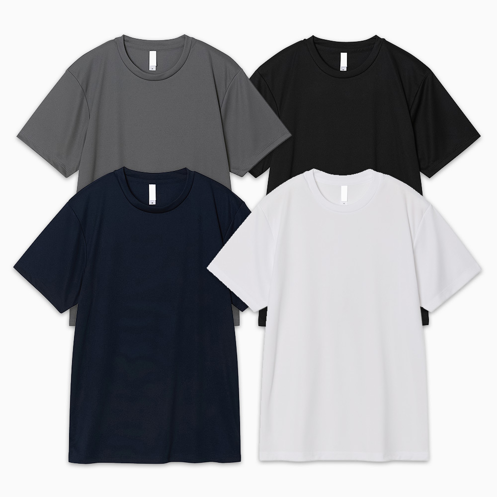 드라이 무지 기능성 반팔 티셔츠 - 상품 이미지