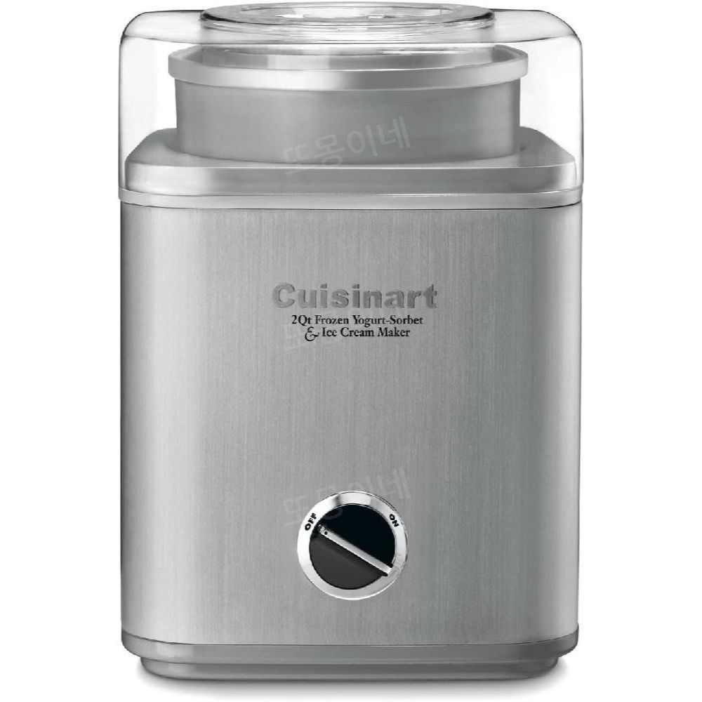 CUISINART ICE30BCP1 아이스크림 메이커 실버 소프트 가정용 제조기 젤라또