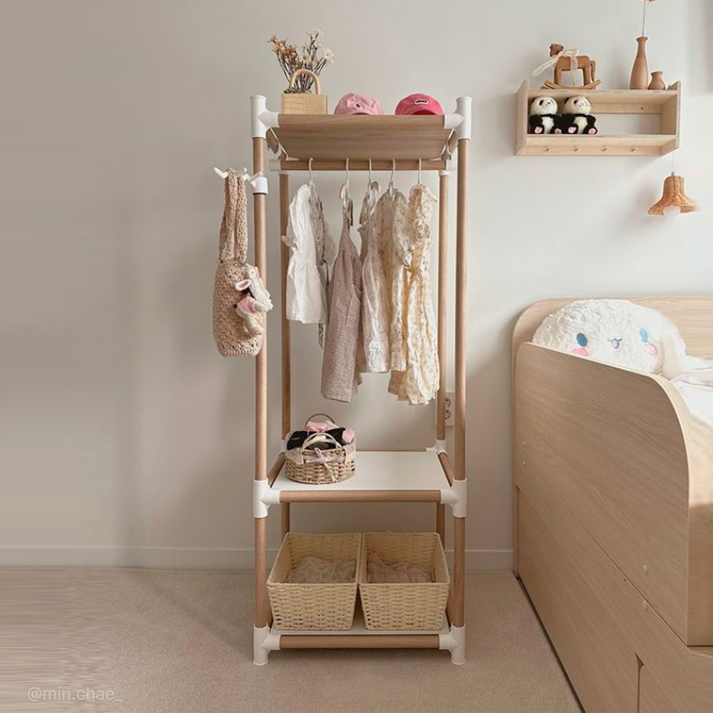 네이프 유아 아동 수납 행거 옷장 네이프 키즈 200