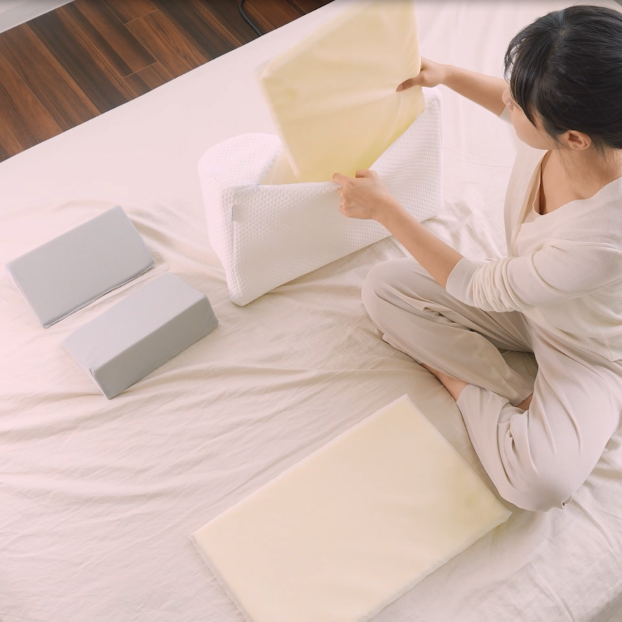 성형베개 코 수술 거북목베개 윤곽 양악 똑바로자는 회복 경추 일자목