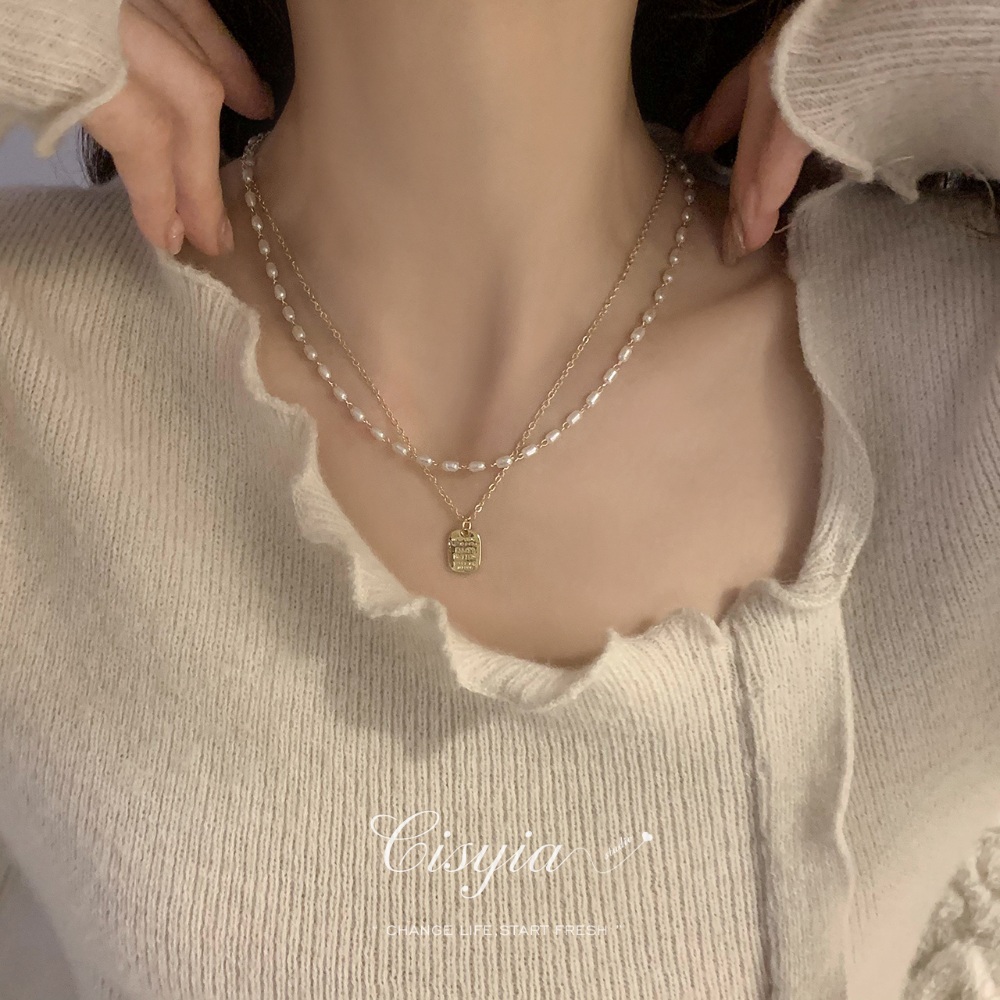 나혼자산다 551회 박나래 진주 목걸이 레이어드 러블리 의상 옷 패션 - 상세 이미지 2