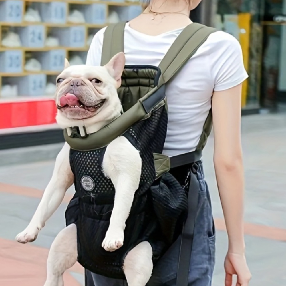 강아지 고양이 여행용 백팩 이동장 통기성 산책용 이동용 포켓 캐리어 - 메인 이미지