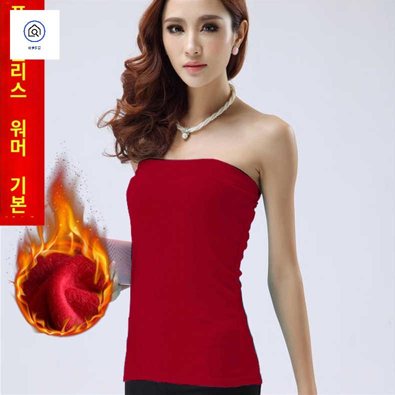 끈없는 웨딩 튜브탑 롱 오프숄더 브라탑 브라 - 상세 이미지 3