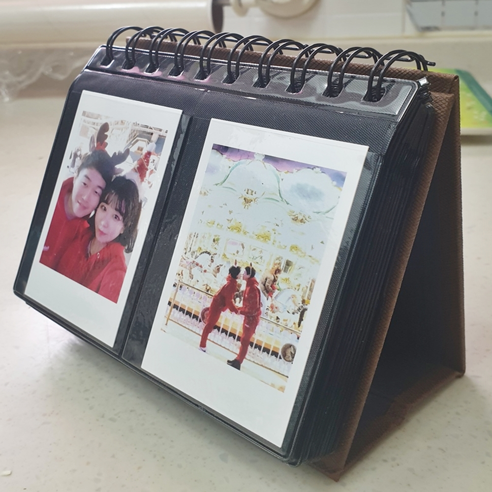 넘겨액자 폴라로이드 사진 액자 접이식 포토카드 액자 포카 스탠드