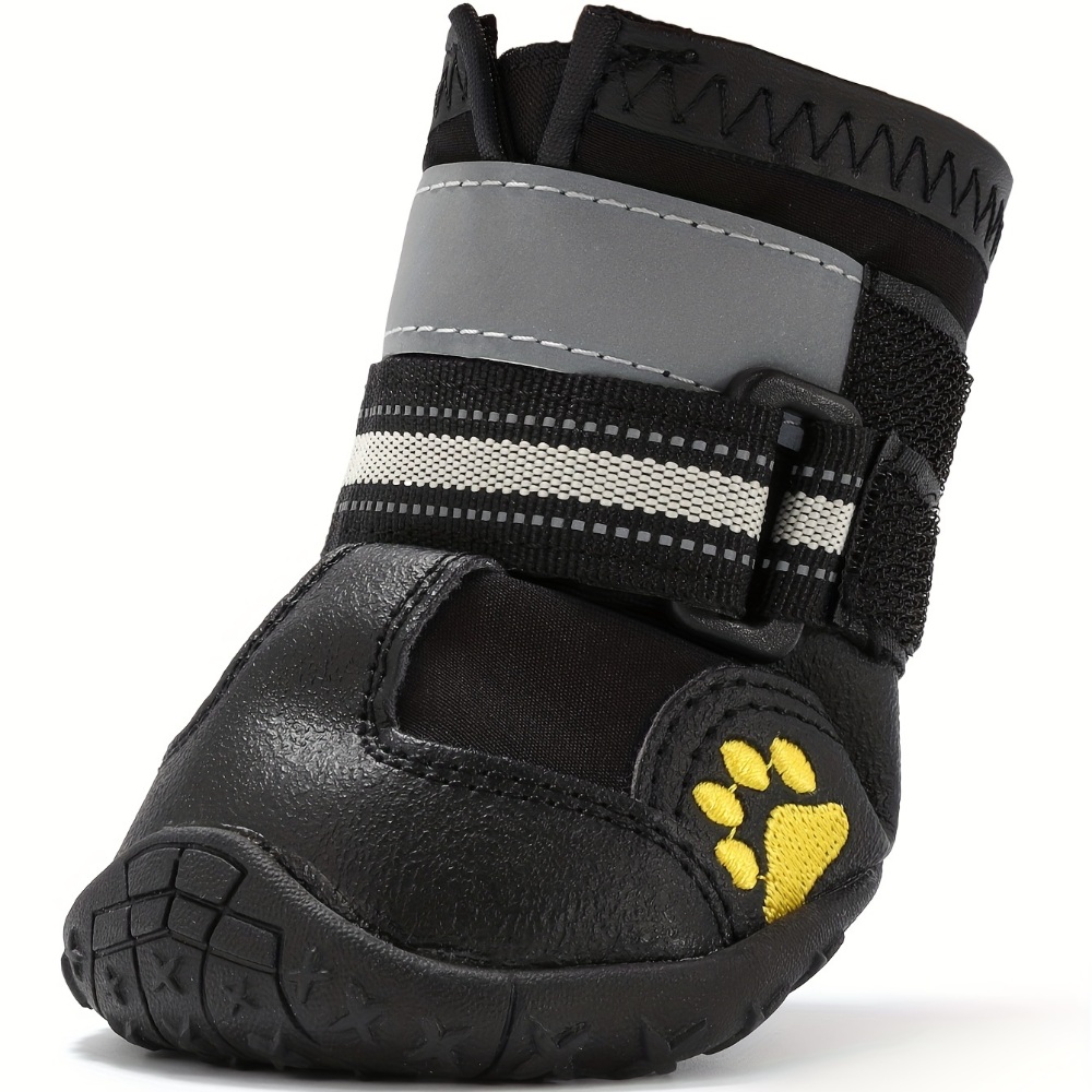 강아지 방수 신발 세트 산책용 미끄럼 방지 소형 중형 대형 반려동물 액세서리