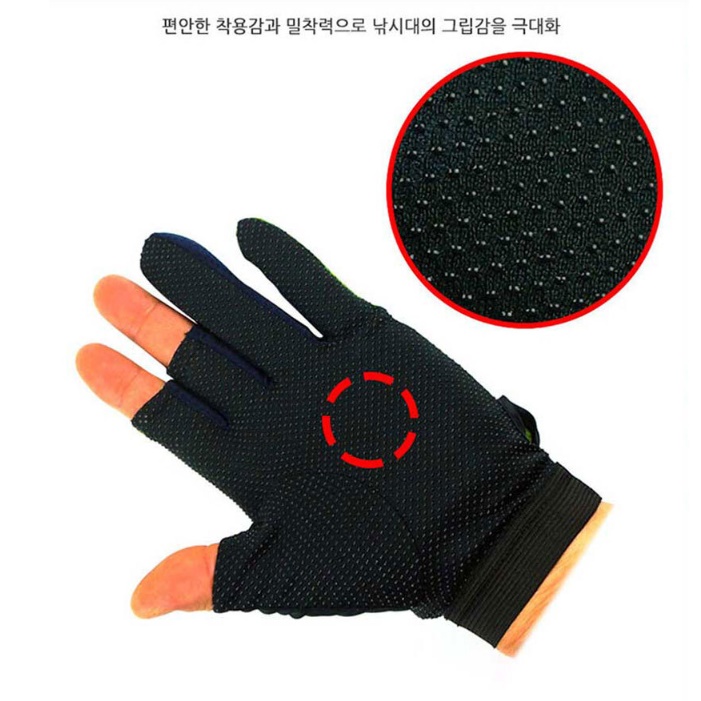 선상 바다 낚시 장갑 야간 밤 낚시용 장갑 원투 캐스팅 - 상세 이미지 3
