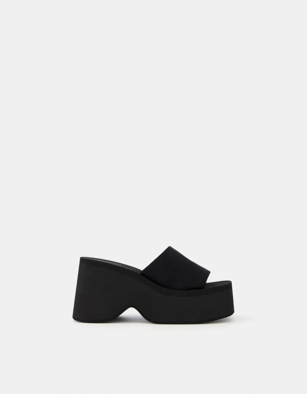 버쉬카 플랫폼 테크니컬 뮬 샌들 블랙 1714/460 BLACK - 상세 이미지 5
