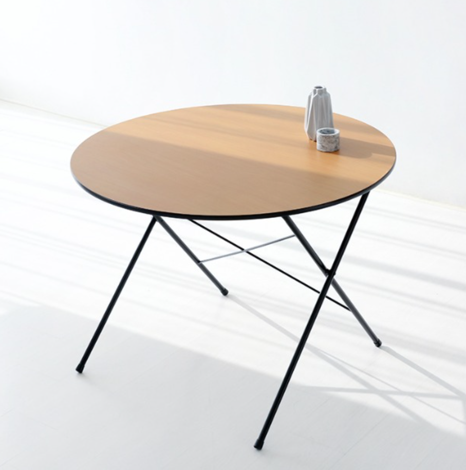 접이식테이블 간이 식탁 입식 폴딩 테이블 다용도 원목 1200x450x750mm