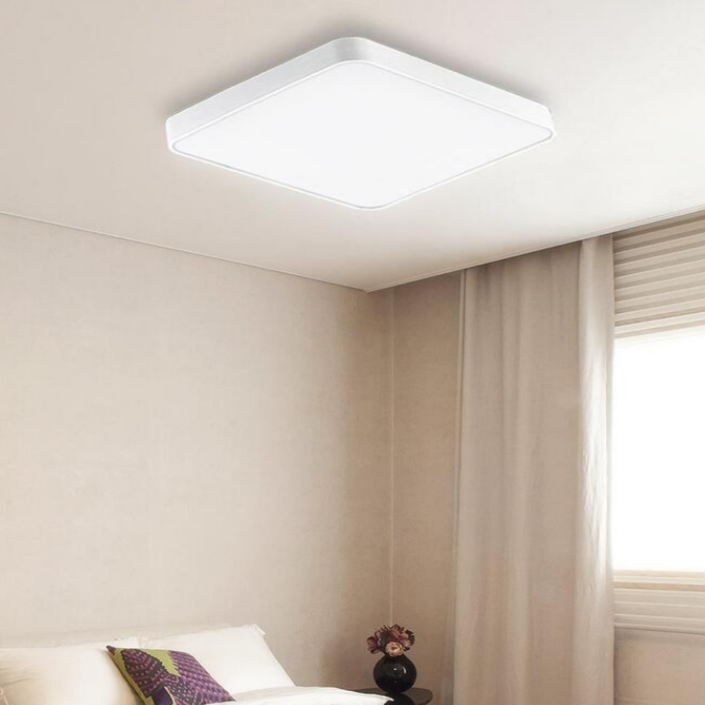 KC인증 리모컨방등 LED 사각 시스템 안 방등 전등 80W, 전구색주백색주광색 - 상세 이미지 3