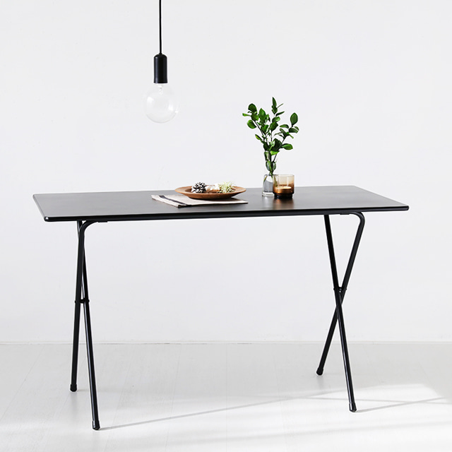 접이식테이블 간이 식탁 입식 폴딩 테이블 다용도 원목 1200x450x750mm