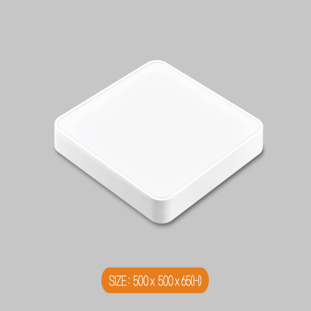 KC인증 리모컨방등 LED 사각 시스템 안 방등 전등 80W, 전구색주백색주광색 이미지 8