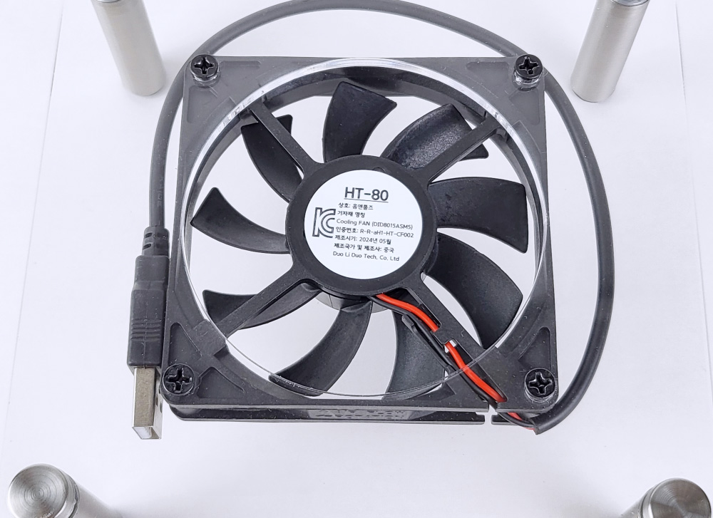 공유기 와이파이 미니PC 80mm USB 저소음 쿨러 쿨링팬 이미지 6