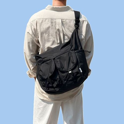 마젤란 빅백 메신저백 나일론 크로스백 학생 여행 여성 남자 숄더백 가방 P15120