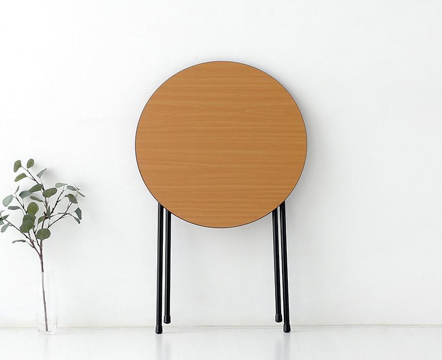 접이식테이블 간이 식탁 입식 폴딩 테이블 다용도 원목 1200x450x750mm