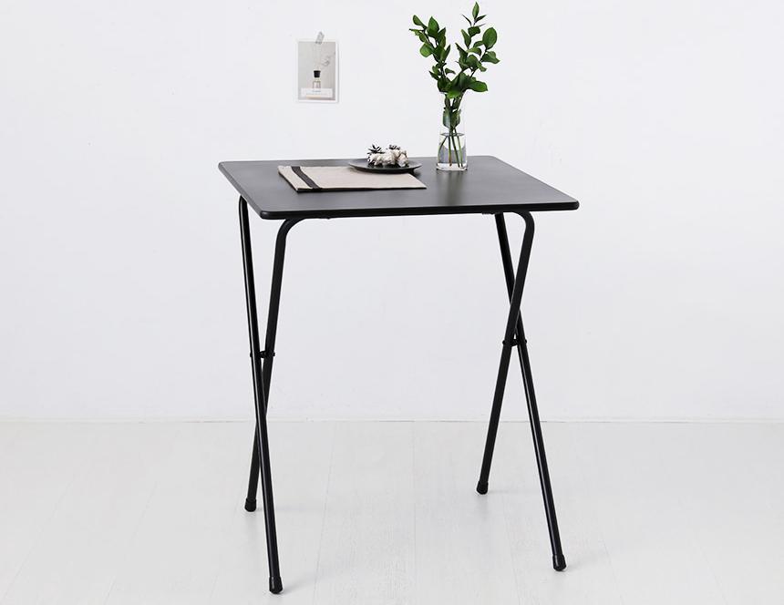 접이식테이블 간이 식탁 입식 폴딩 테이블 다용도 원목 1200x450x750mm