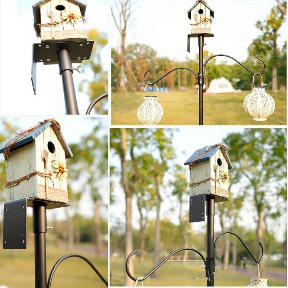 새집 야외용 정원용 행거 스테인리스 기둥 새장 빈티지 스타일 케이지