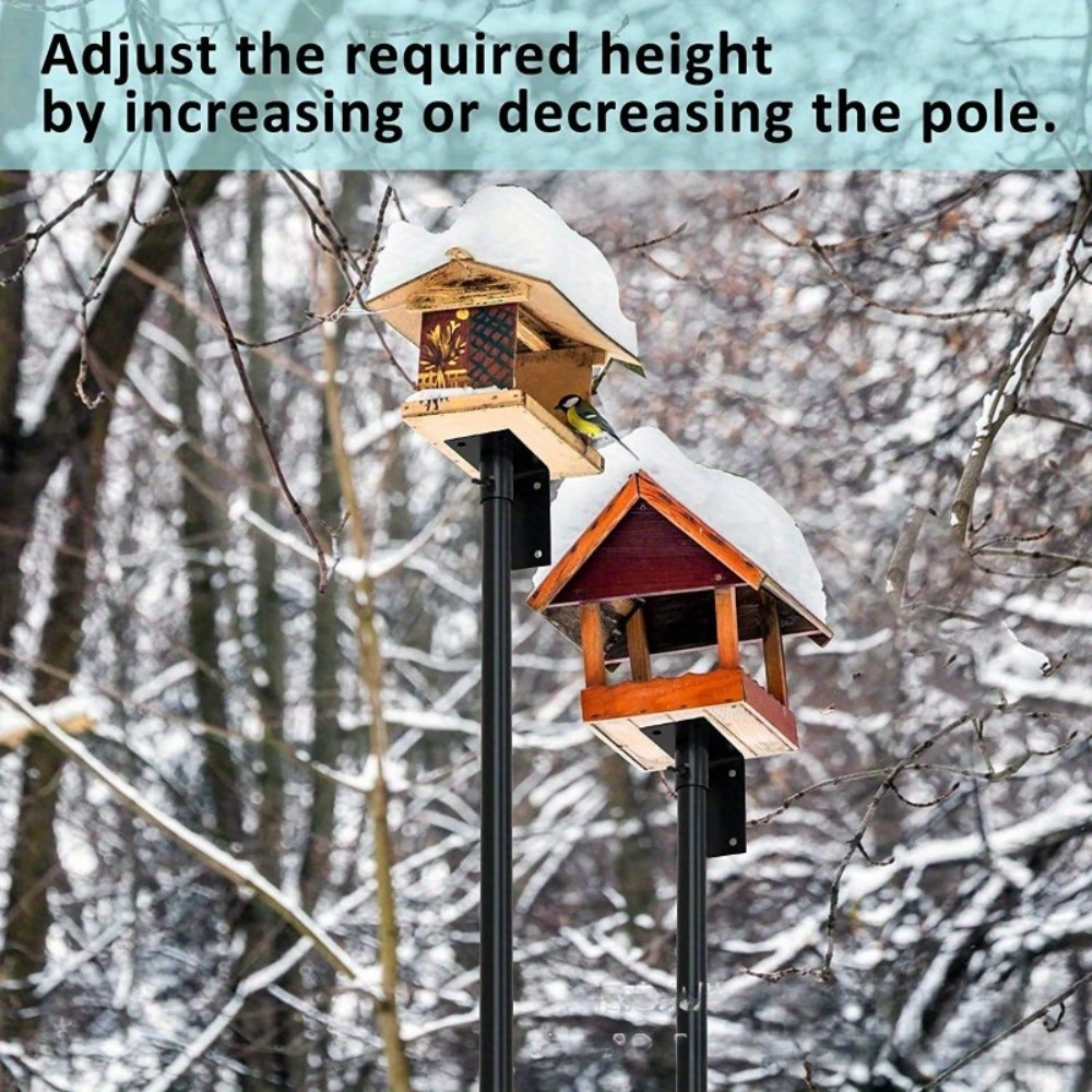 새집 야외용 정원용 행거 스테인리스 기둥 새장 빈티지 스타일 케이지