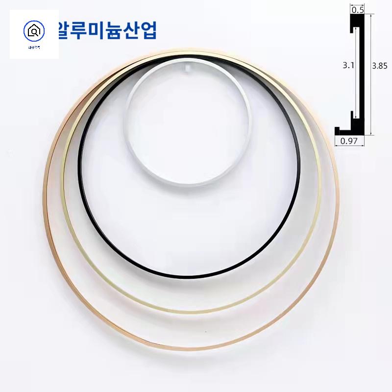 알루미늄 프레임 원형 유화 금속 액자 틀 라운드 - 상품 이미지