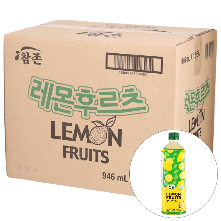 레몬후르츠 835ML/(주)참존비엔에프 BOX(12) : 장보자닷컴
