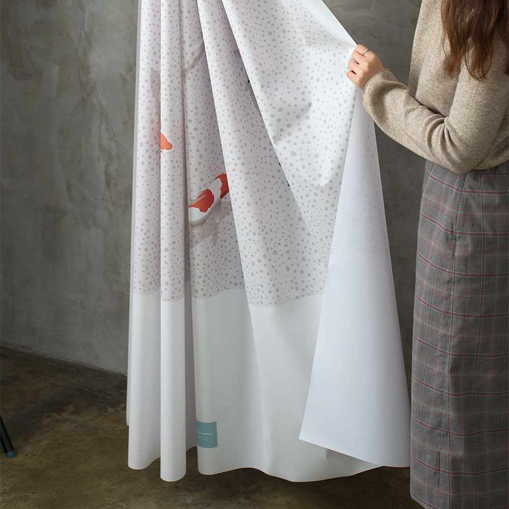 원세븐나인 패브릭 샤워커튼 코지 폰드 L (180X208cm) - 상품 이미지