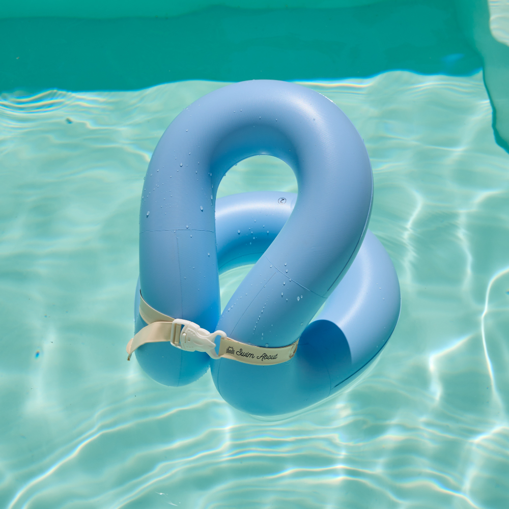 스윔어바웃 클래식 어린이 구명조끼 부력보조복 아동 유아 물놀이 넥튜브 25kg 라벤더