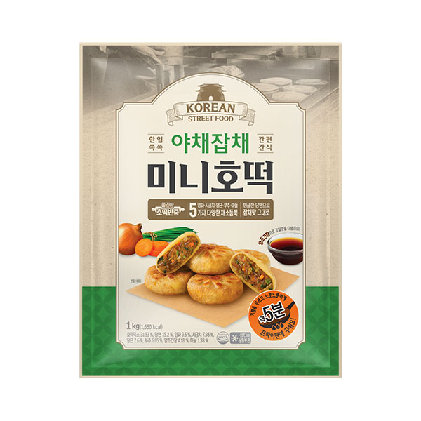 남대문명물 잡채 미니호떡 1kg, 2개 - 상품 이미지