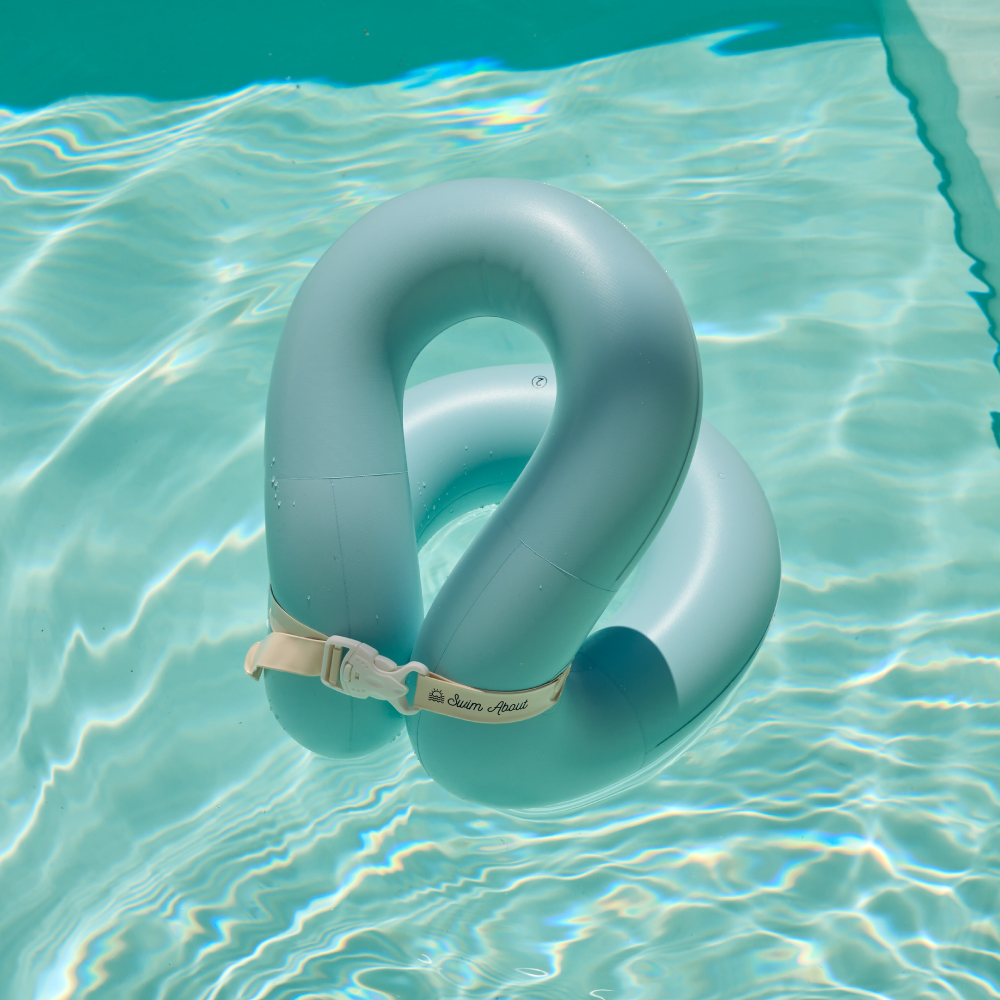 스윔어바웃 클래식 어린이 구명조끼 부력보조복 아동 유아 물놀이 넥튜브 25kg 라벤더