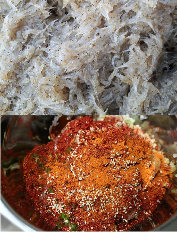 세하무침 세하젓 자하젓 500g 자애젓 곤쟁이젓 생새우무침 - 상세 이미지 4
