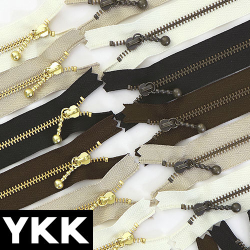 YKK지퍼 퀼트 가방지퍼 수선 가방부자재 금속 앤틱 골드 10cm 블랙 : 퀼트스타