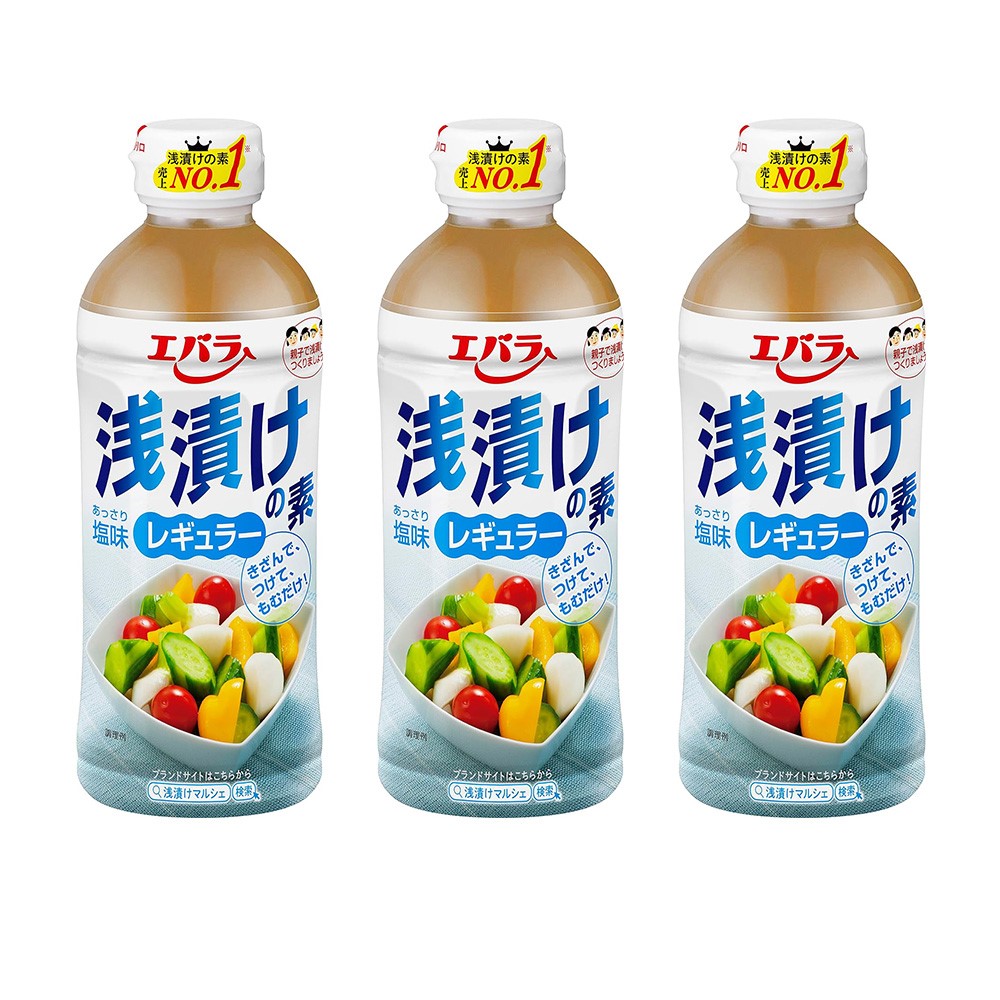 에바라 아사츠케 츠케모노 조미액 500ml 3개세트